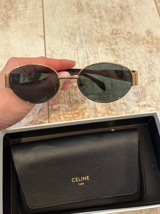 Celine-style Sunglasses - With Box and Case